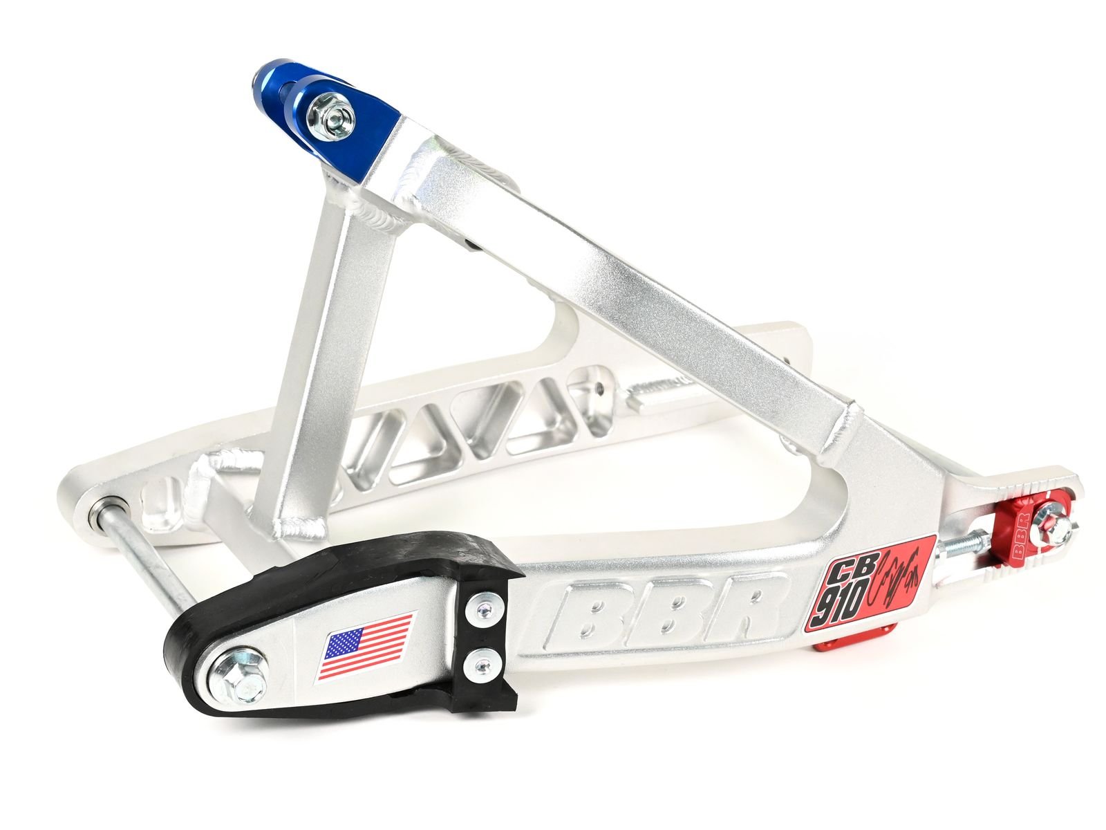BBR Swingarm - Stock Comp Signature +2.0" - Silver - Includes Chain Guide - CFR110 - 2013-present